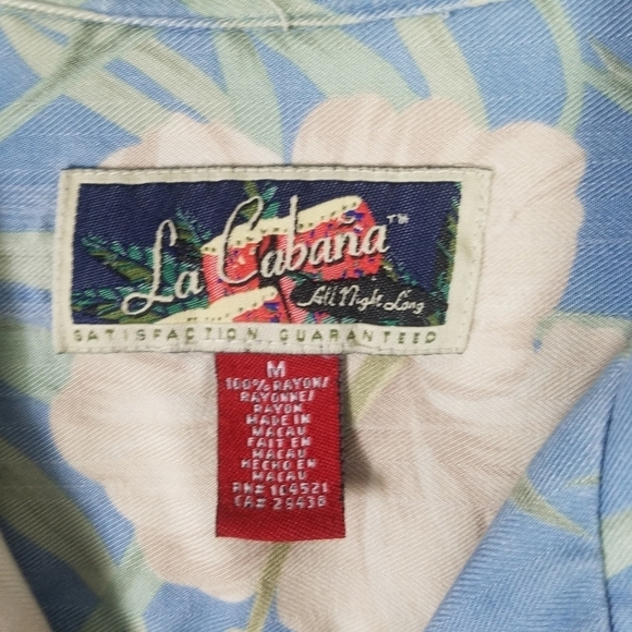 La cabana short sleeve button front Hawaiian shirt - Picture 5 of 5